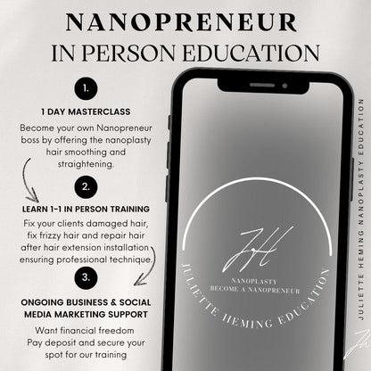 Nanoplasty Masterclass Training 1-1 hands on training in person