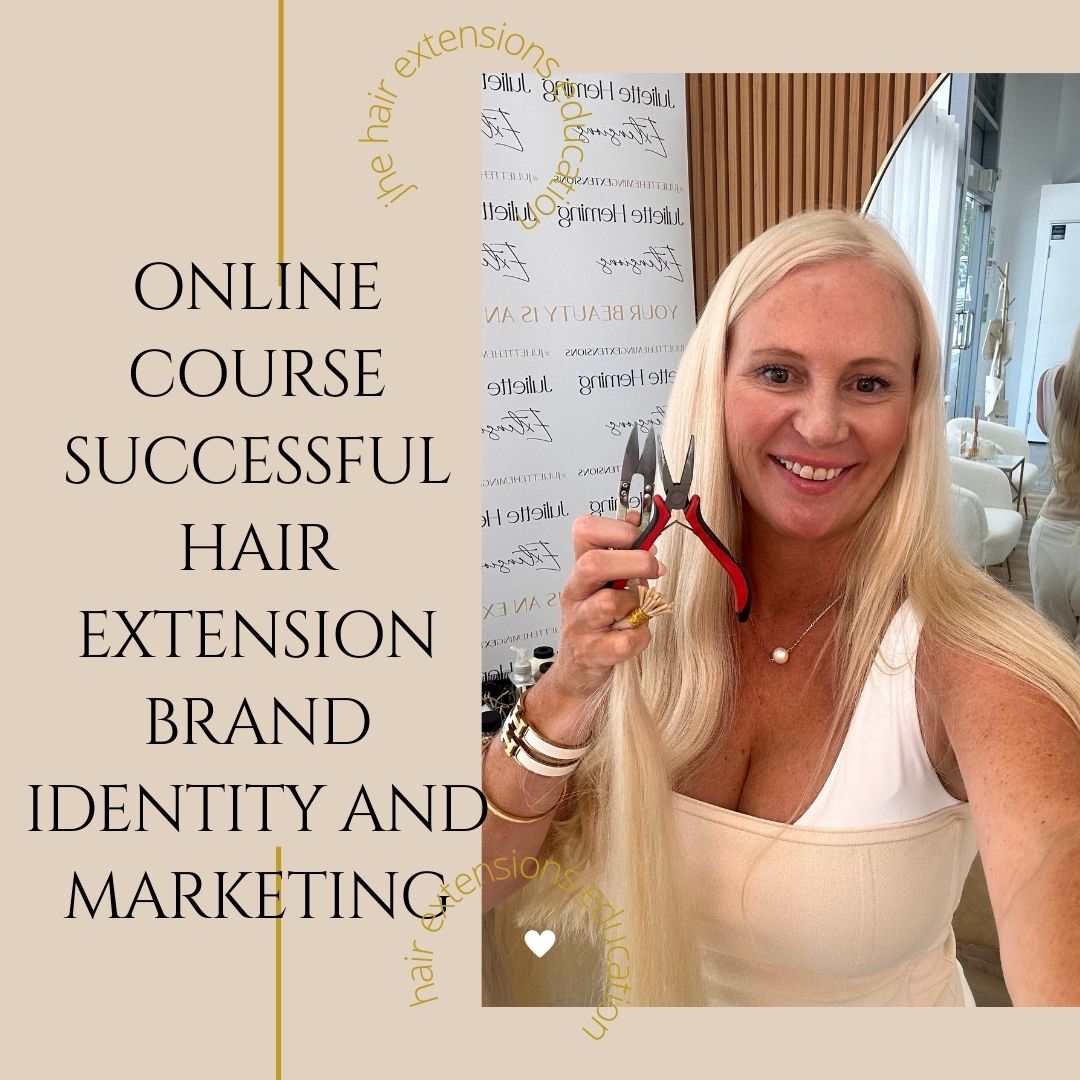 Online Course Successful Hair Extension Brand Identity and Marketing